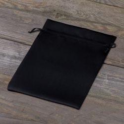 Bolsas de satén 15 x 20 cm - negro Bolsas negras