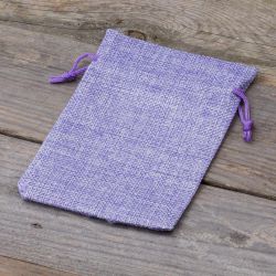 Bolsas de yute 10 x 13 cm - violeta claro Bolsa de yute