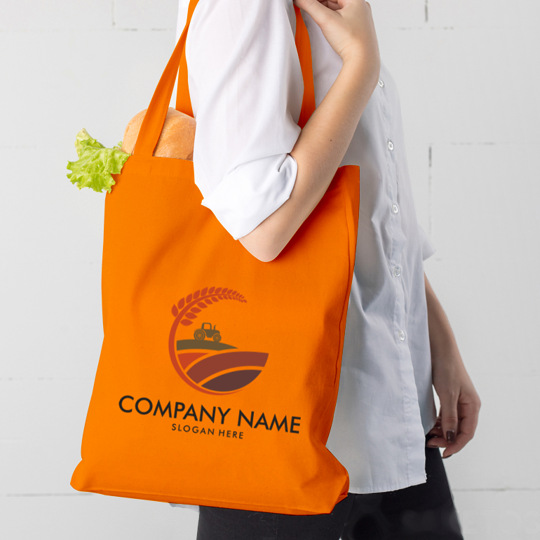 Bolsas de compras de negocios con logo