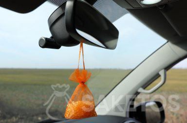 Bolsa de gel de sílice: aroma refrescante para coche