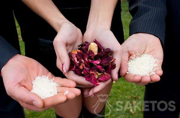 ¿Cómo empaquetar arroz para una boda?