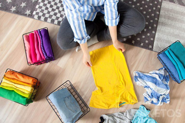 Ordenar la ropa - limpiar en casa