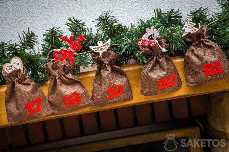 Calendario de Adviento con adornos navideños: inspiración para la temporada de Adviento