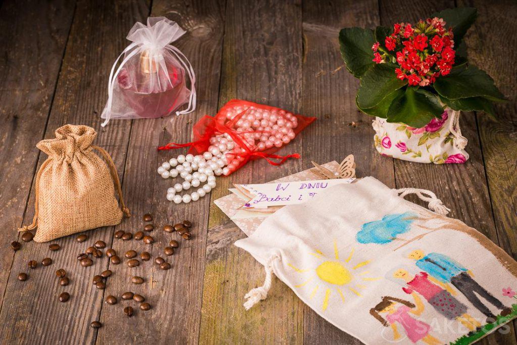 Embalaje de regalos para el Día de los Abuelos - bolsas de tela