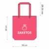 Bolsa de algodón 38 x 42 cm con asas largas - azul Accesorios para hoteles