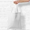 Bolsa de algodón 38 x 42 cm con asas largas - blanca Bolsas de algodón