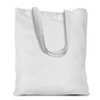Bolsa de algodón 38 x 42 cm con asas largas - blanca Bolsas blancas