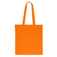 Bolsa de algodón 38 x 42 cm con asas largas - naranja Bolsas naranjas