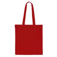 Bolsa de algodón 38 x 42 cm con asas largas - roja Bolsas de algodón
