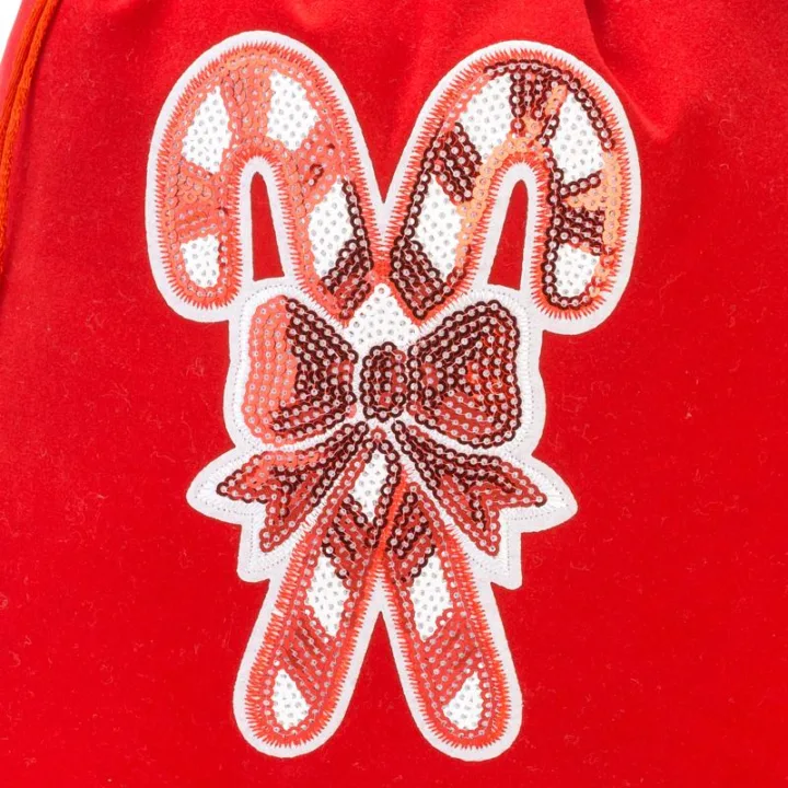 Bolsa de terciopelo 26 x 35 cm - Navidad, Pirulí Bolsas ocasionales