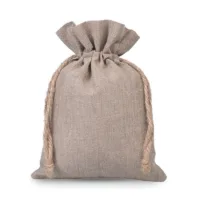 Bolsa de lino natural 30 x 40 cm Bolsitas con cierre rápido y fácil