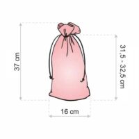 Bolsa de satén 16 x 37 cm con estampado - vino caliente Bolsas con impresion