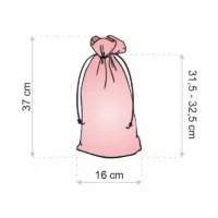 Bolsa de satén 16 x 37 cm con estampado - vino caliente Bolsas con impresion