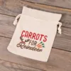 Bolsa estilo lino de 15 x 20 cm con estampado Bolsitas con cierre rápido y fácil
