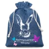 Bolsa grande vaquera 26 x 35 cm con estampado - conejo/2 San valentín