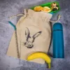 Bolsa estilo lino 26 x 35 cm con estampado - conejo Todos los productos