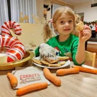 Bolsita estilo lino con la impresión 13 x 18 cm - natural / galletas Bolsas con impresion