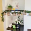 Calendario de adviento bolsas de yute 10 x 13 cm - natural claro + números blancos Bolsas con impresion