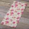 Bolsita estilo lino con la impresión 16 x 37 cm - natural / rosas Para niños