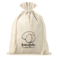 Bolsa grande estilo lino con la impresión 35 x 50 cm - para papas (DE) Bolsas grandes 35x50 cm