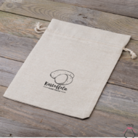 Bolsa grande estilo lino con la impresión 35 x 50 cm - para papas (DE) Jardín y plantas de interior