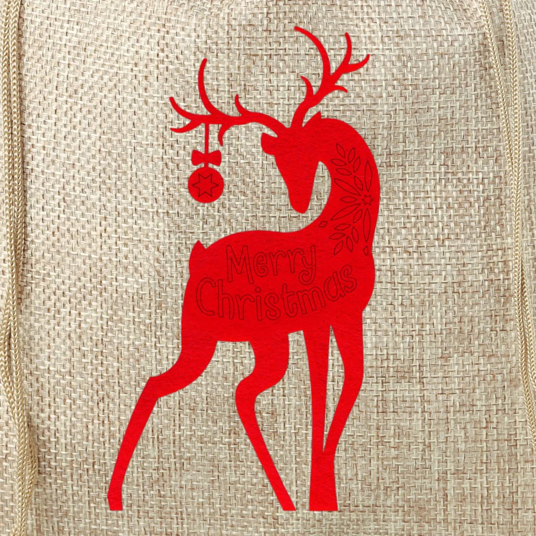 Bolsa de yute 26 x 35 cm - Navidad Bolsas grandes 26x35 cm
