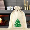 Bolsa de yute 26 x 35 cm - Navidad Bolsas con impresion
