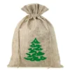 Bolsa de yute 30 x 40 cm - Navidad Bolsas oscuras naturales