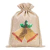 Bolsa de yute 30 x 40 cm - Navidad Bolsa de yute