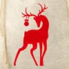Bolsa de yute 30 x 40 cm - Navidad Bolsas grandes de yute