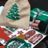 Bolsa de yute 30 x 40 cm - Navidad Bolsa de yute