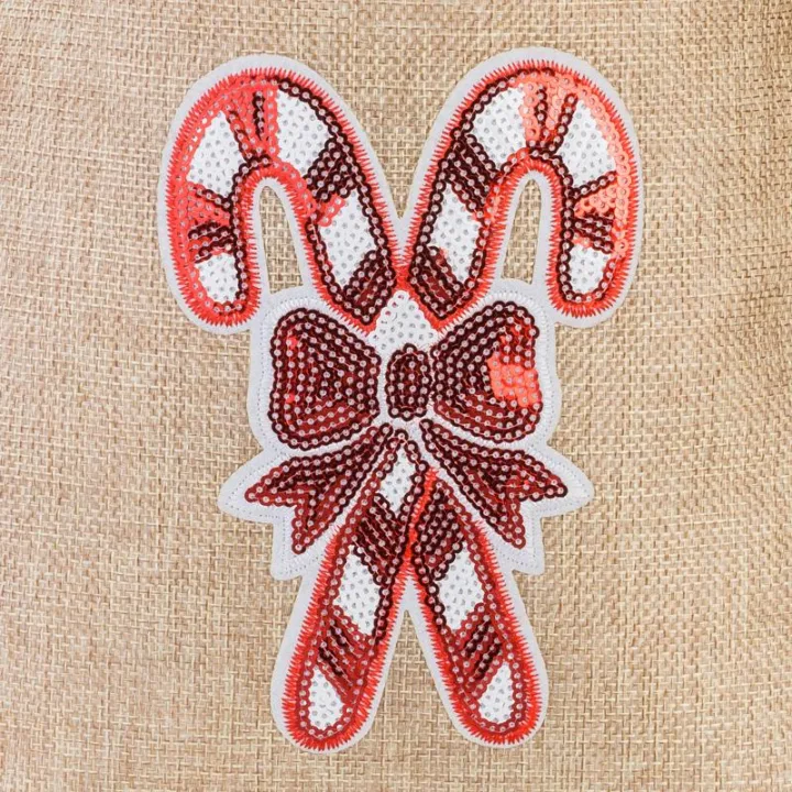 Bolsa de yute 30 x 40 cm - Navidad, Pirulí Bolsa de yute