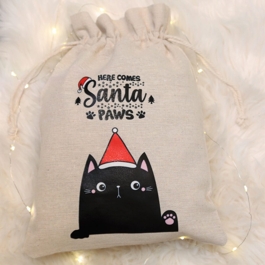 Bolsa estilo lino 30 x 40 cm con la impresión Para mascota