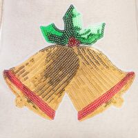 Bolsa estilo lino 30 x 40 cm - Navidad Bolsas grandes de lino