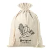 Bolsa grande estilo lino con la impresión 30 x 40 cm - para verduras (PL) Compras y almacenamiento cocina