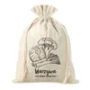 Bolsa grande estilo lino con la impresión 35 x 50 cm - para verduras (PL) Bolsas grandes 35x50 cm