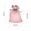 Bolsas de halloween (nro.2) de organza 40 x 55 cm - negro Bolsas de organza