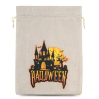 Bolsas de halloween (nro.2) de yute 30 x 40 cm - natural claro Bolsas grandes de yute