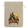 Bolsas de halloween (nro.2) de yute, 40 x 55 cm - natural Bolsas grandes 40x55 cm