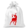 Bolsas de satén 26 x 35 cm - Navidad -Ciervo Bolso de la Navidad