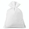 Bolsas de terciopelo 30 x 40 cm - blanco Grandes bolsas de terciopelo