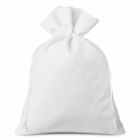 Bolsas de terciopelo 30 x 40 cm - blanco Grandes bolsas de terciopelo