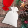 Bolsas de terciopelo 30 x 40 cm - blanco Bolsas de terciopelo