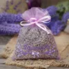Bolsas de organza 10 x 13 cm - violeta claro con impresión (lavanda) Bolsas pequeñas 10x13 cm