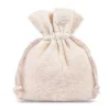 Bolsas de algodón 10 x 13 cm - natural Bolsas de algodón