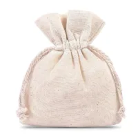 Bolsas de algodón 10 x 13 cm - natural Bolsas de algodón