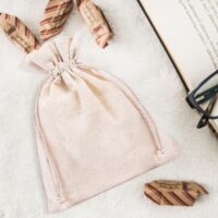 Bolsas de algodón 10 x 13 cm - natural DIY: kits creativos