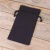 Bolsas de algodón 11 x 20 cm - negro Bolsas negras
