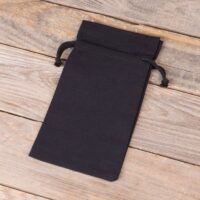 Bolsas de algodón 11 x 20 cm - negro Bolsas negras