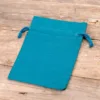 Bolsas de algodón 12 x 15 cm - turquesa Decoraciones interiores